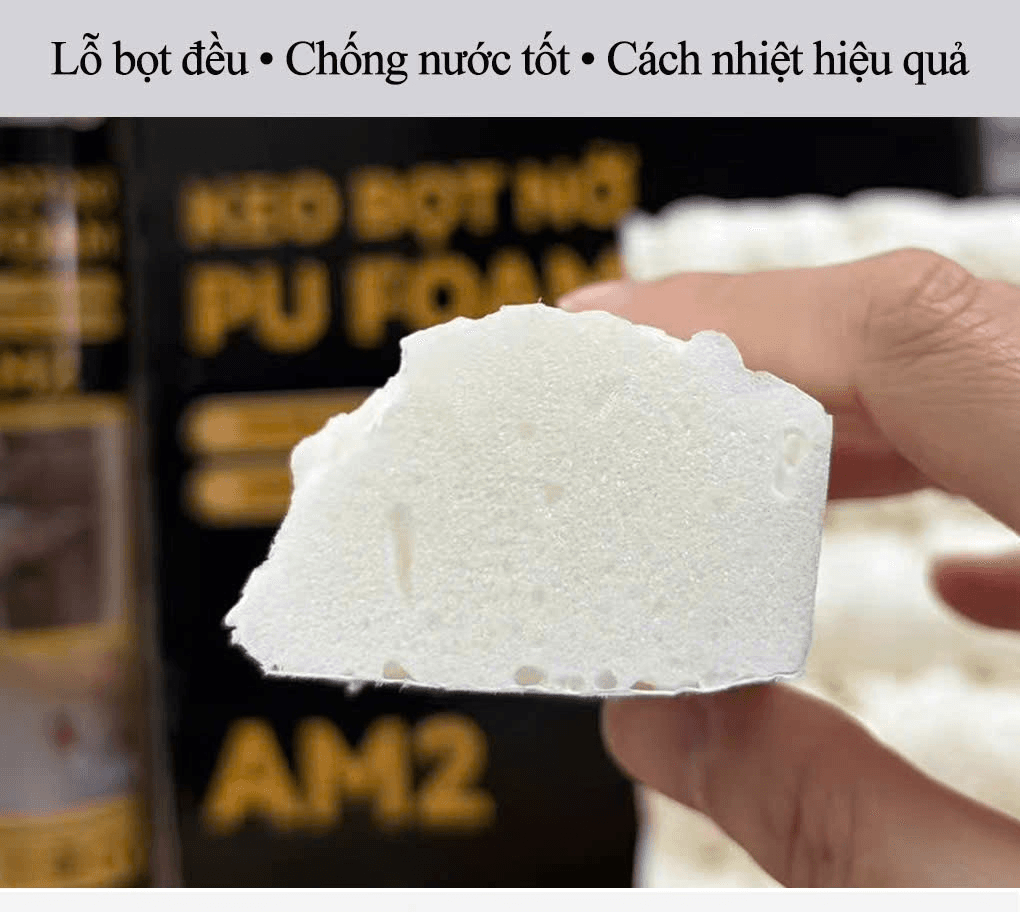 Lỗ bọt đều, chống nước tốt, cách nhiệt hiệu quả